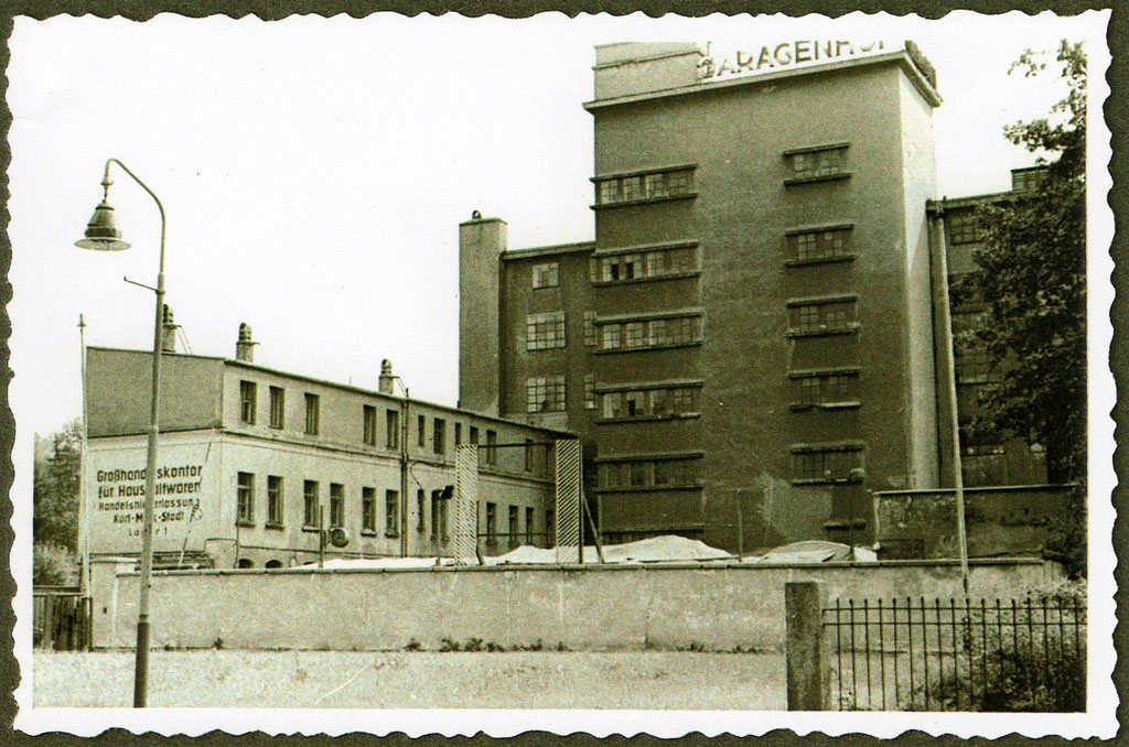 Gebäudeansicht der Hochgarage von 1957