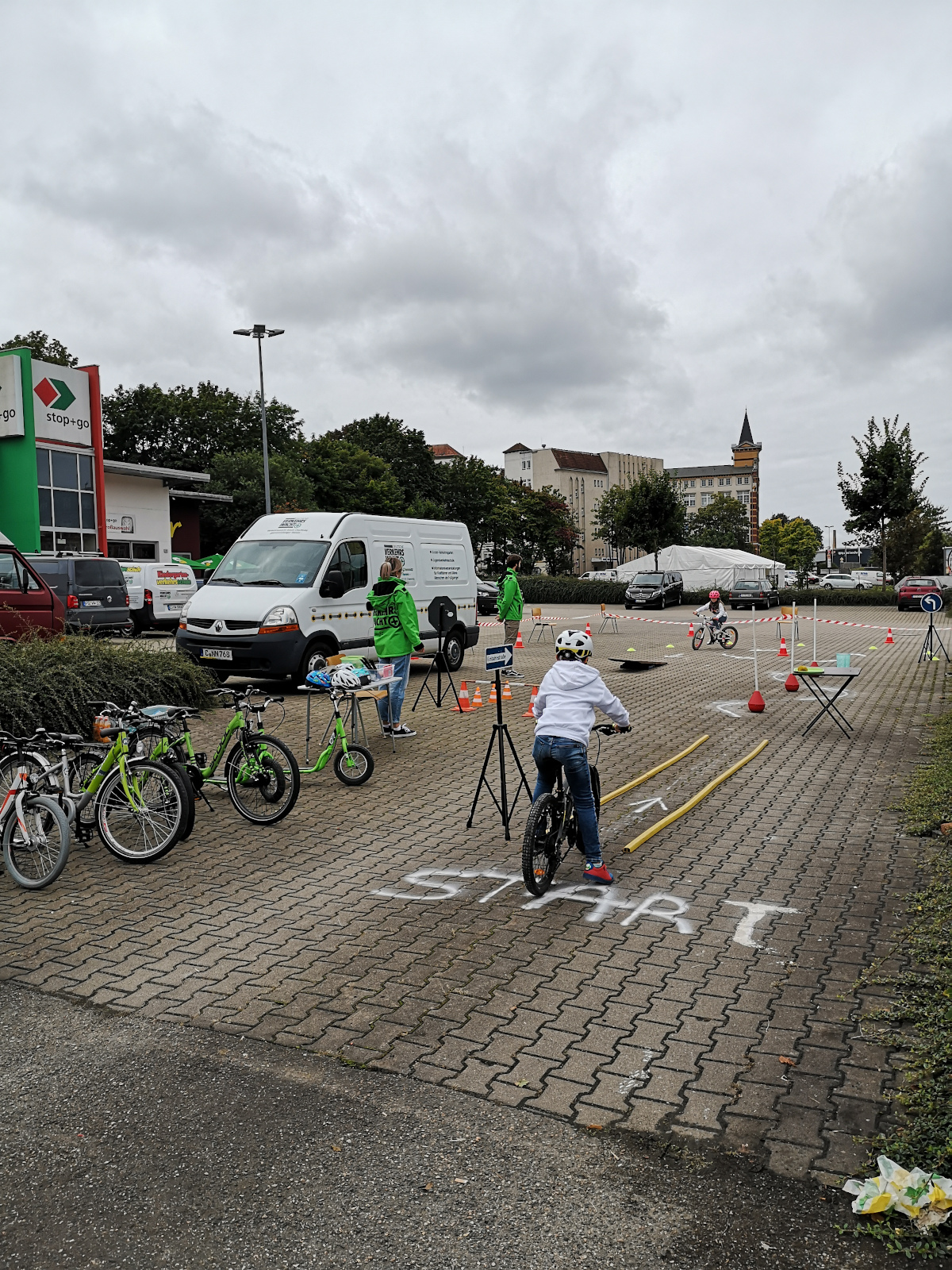 Fahrradparcour der Verkehrswacht