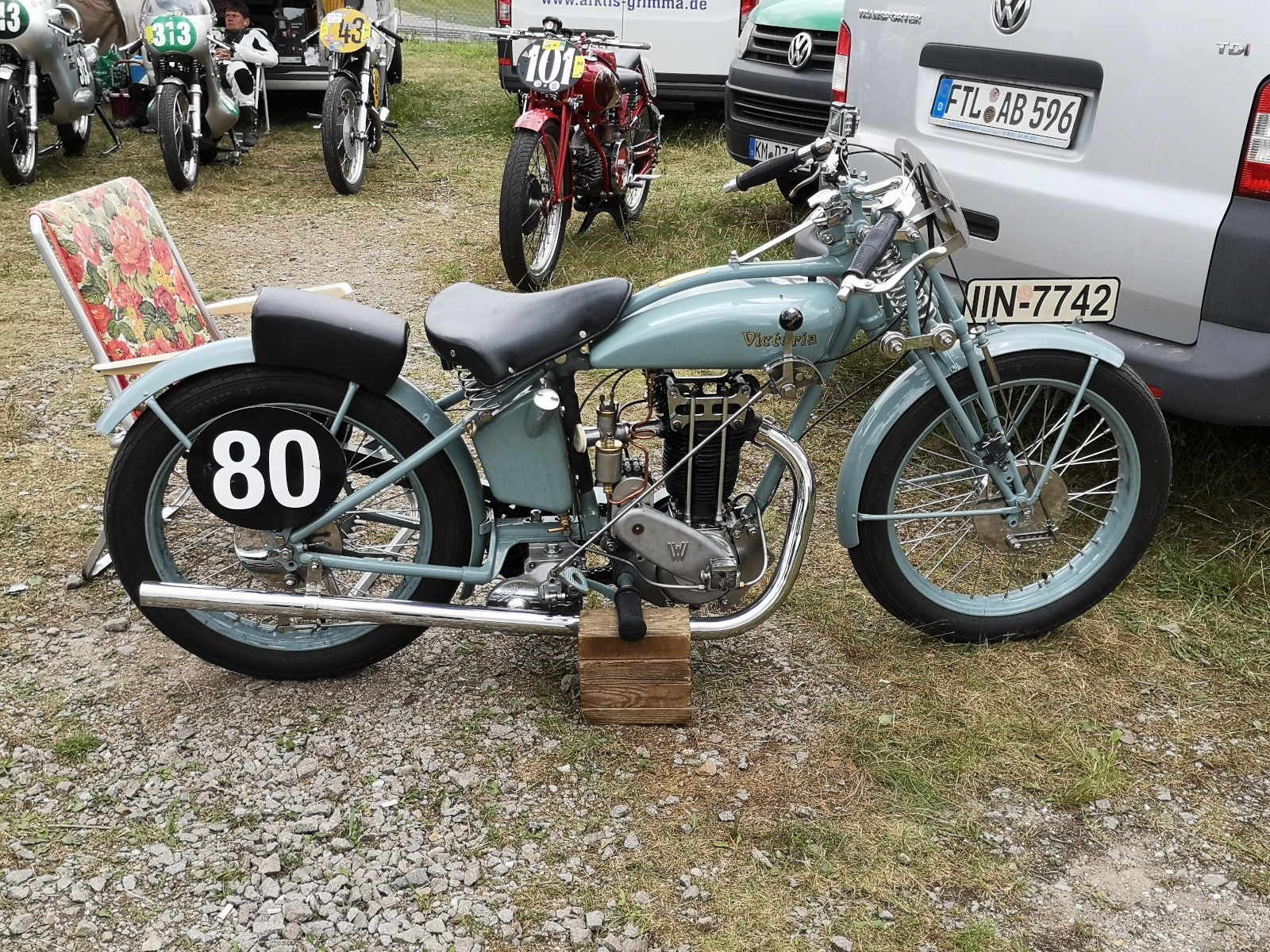 Viktoria-Motorrad aus den 1930ern