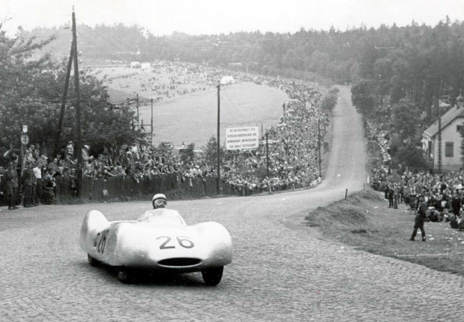 Auf dem Sachsenring 1955, Foto; Archiv Hendrik Medrow