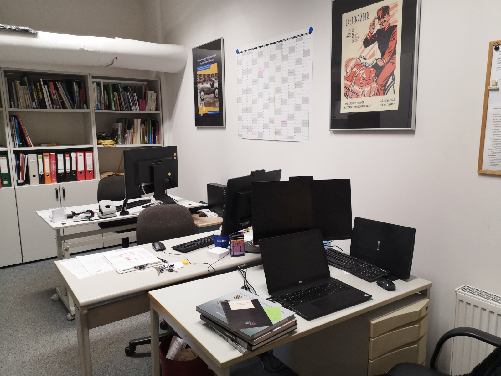 Die neuen Arbeitsplätze. Foto: Kathy Eichholz