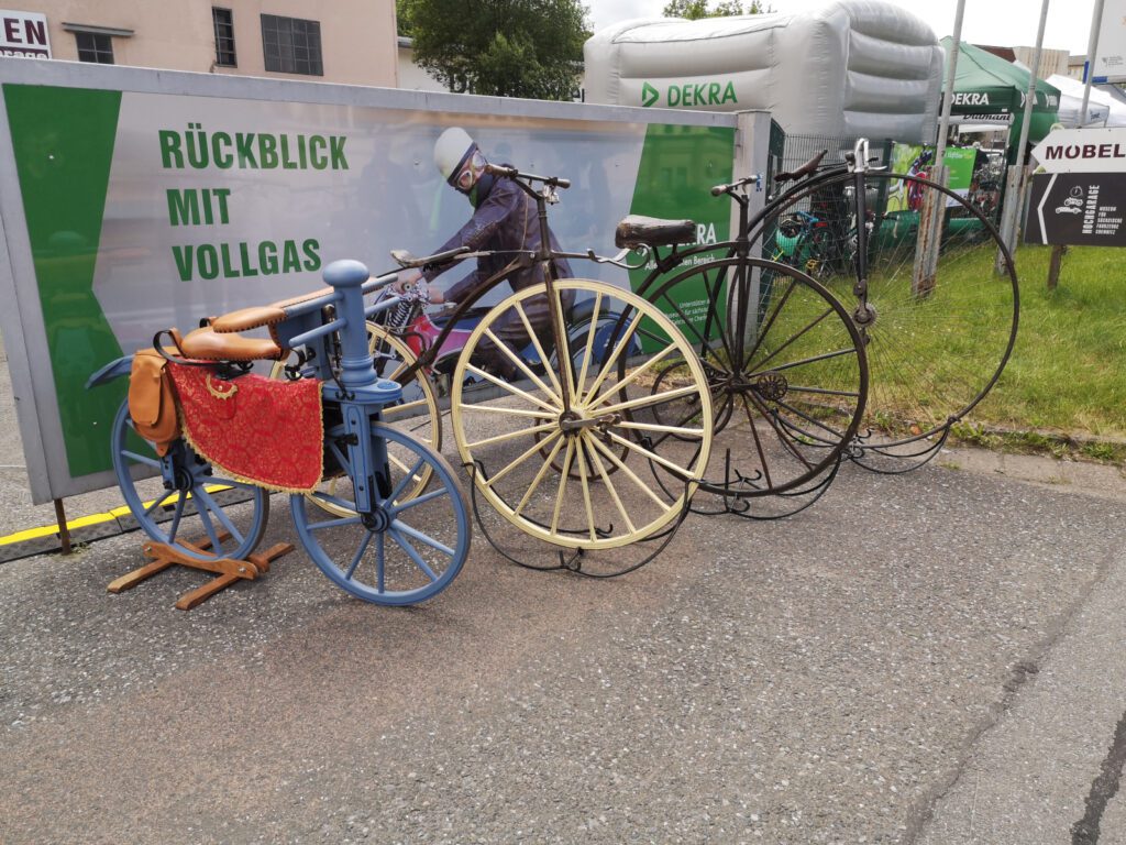 Historische Fahrräder beim Fahrradfest 2026. Foto: Kathy Eichholz