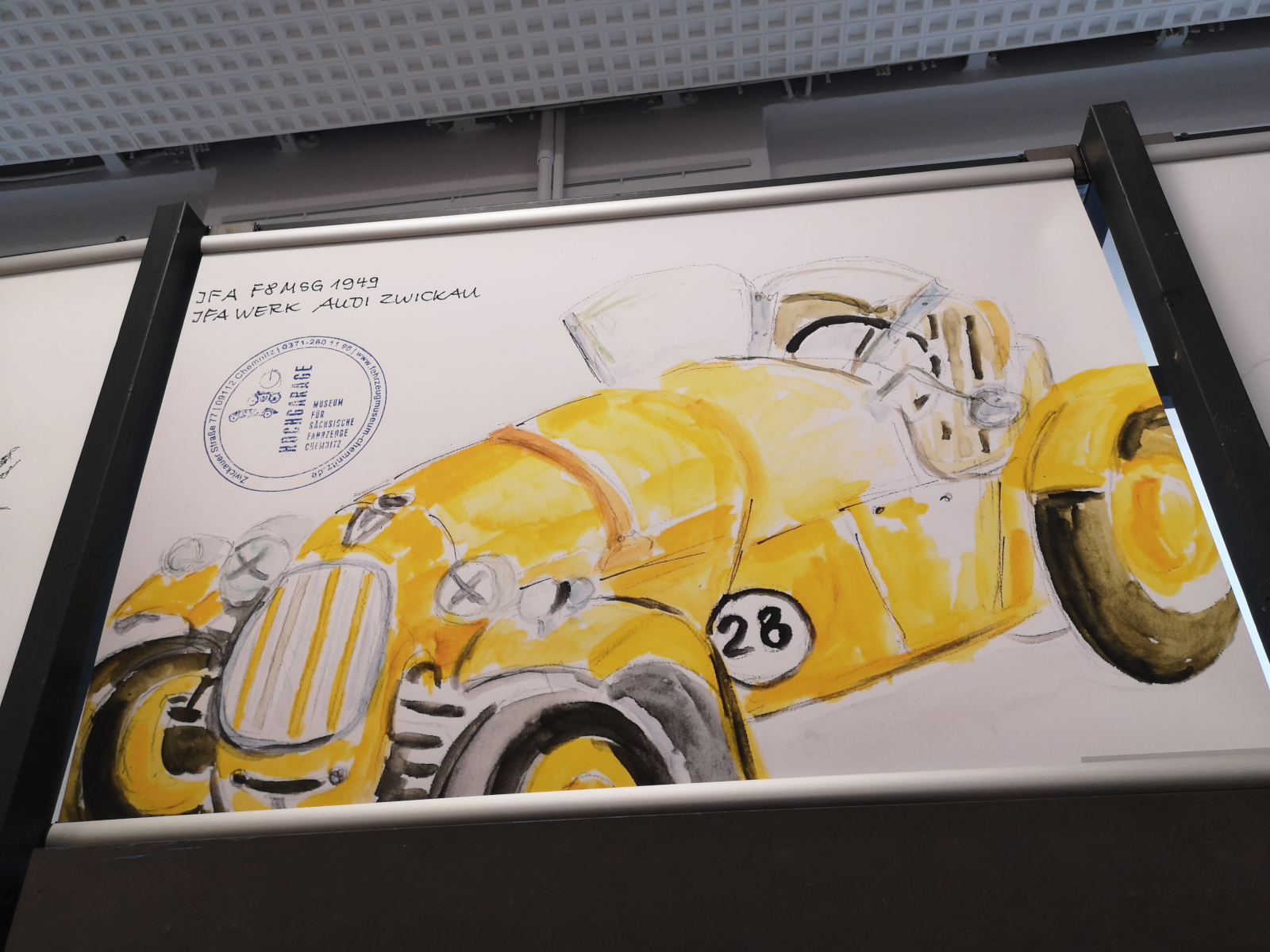 Ausstellung zu Ehren Carl H. Hahns. Foto: Kathy Eichholz