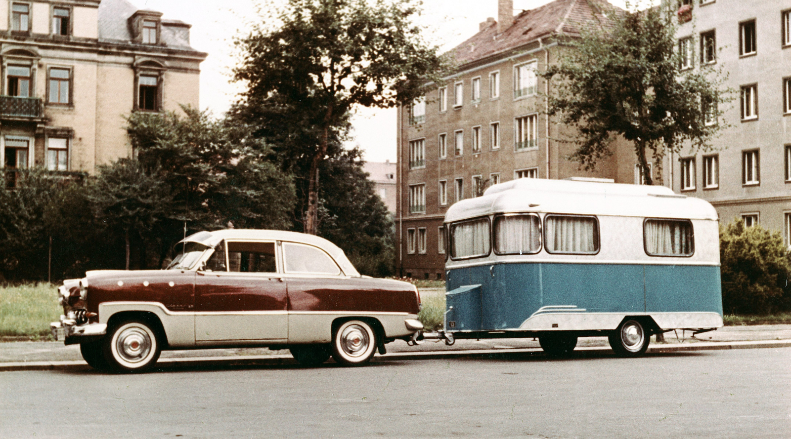 Ford M 12 mit Nagetusch Diamant 1960 in Dresden. Foto: Archiv Frank Hartwig