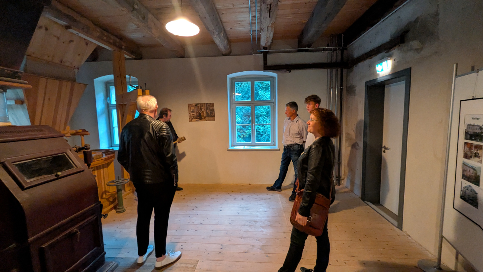 Bei der Führung durch die Mühle Rottluff. Foto: Knut Eichholz